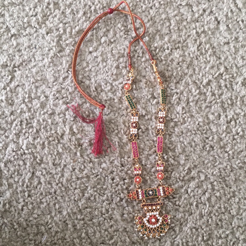 Cultural statement necklace